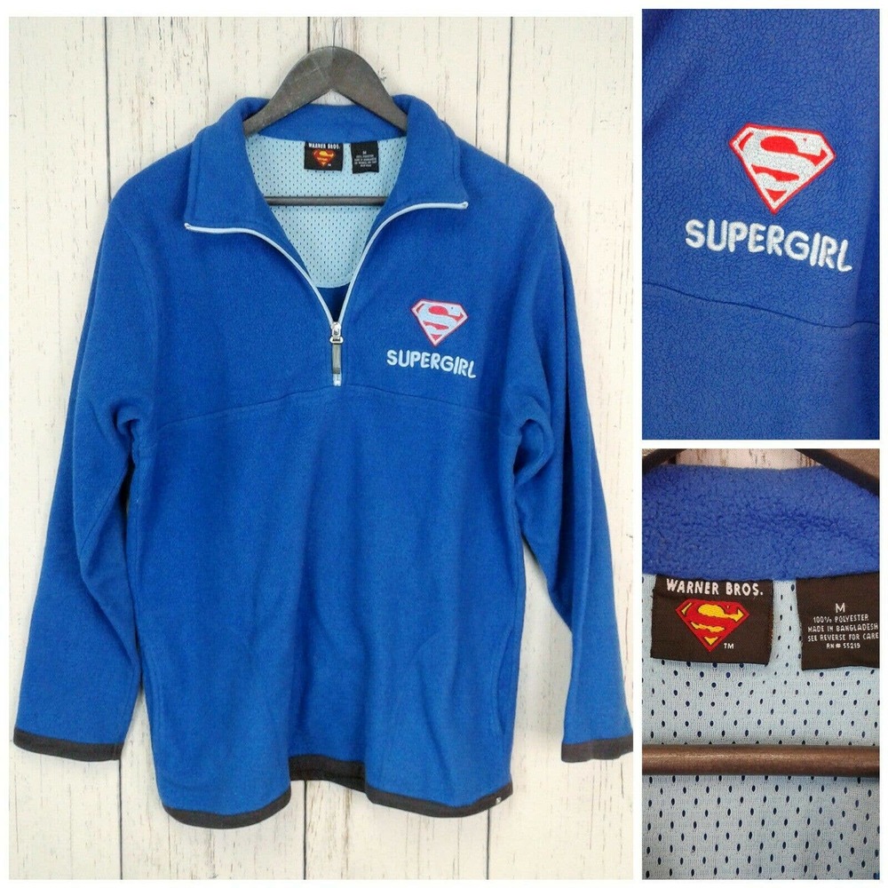 Vintage Superman - Fleece Pullover DC Comics SZ M